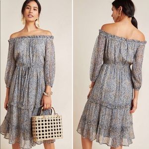 Anthropologie midi dress.